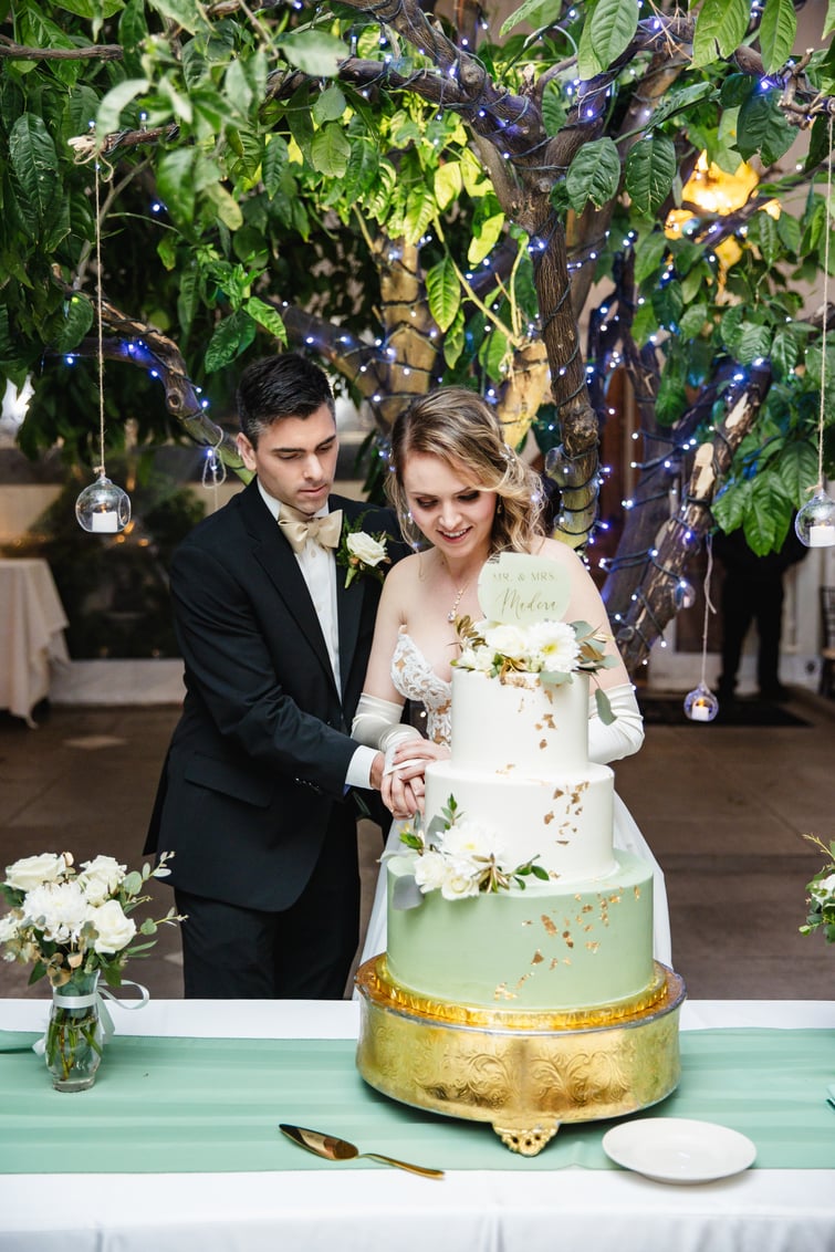 Cake cutting - Jefferson Street Mansion by Wedgewood Weddings