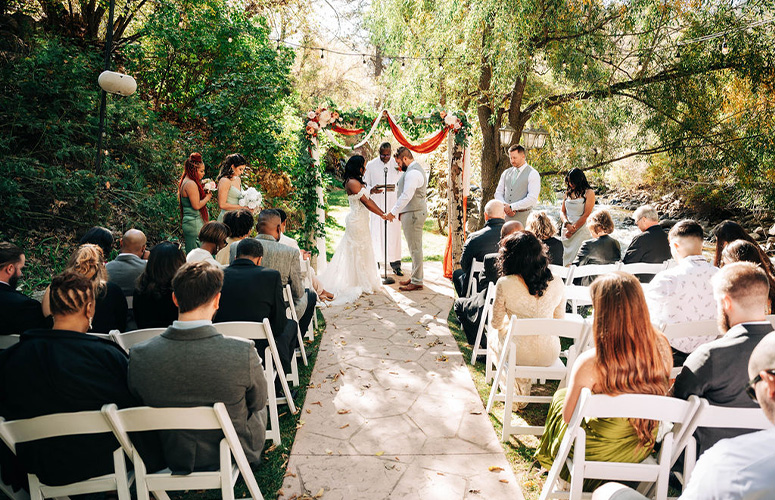 Creekside ceremony - Boulder Creek by Wedgewood Weddings