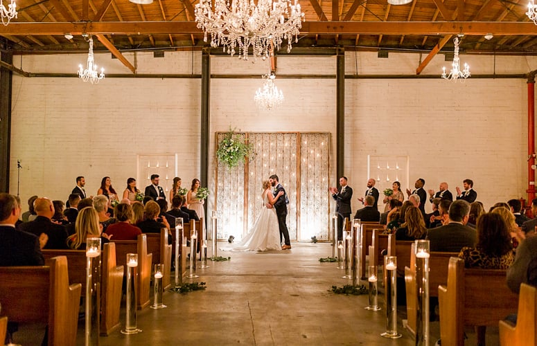 Ceremony at Croft Downtown by Wedgewood Weddings