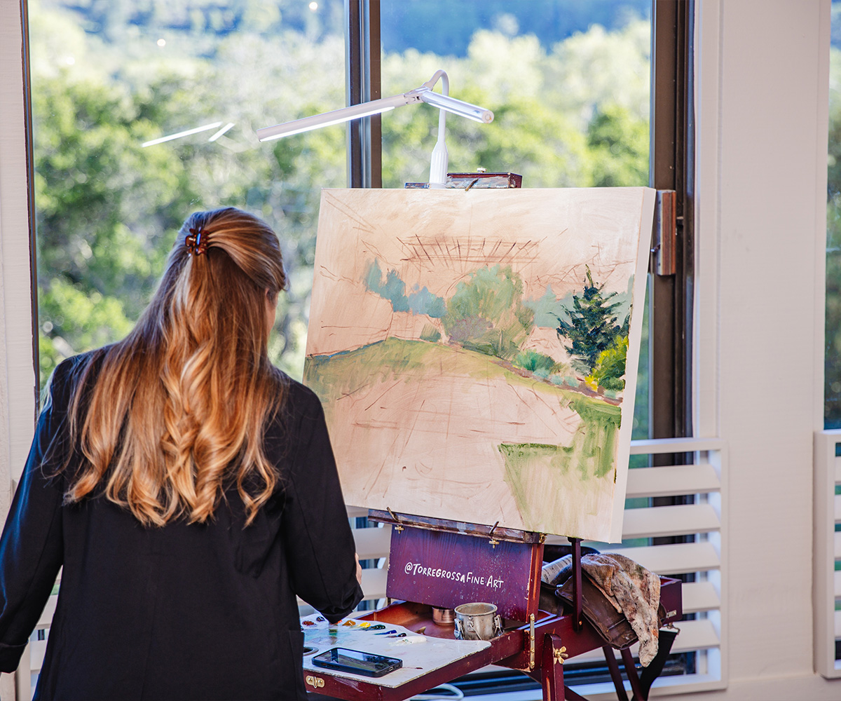 Live painter - Carmel Fields by Wedgewood Weddings