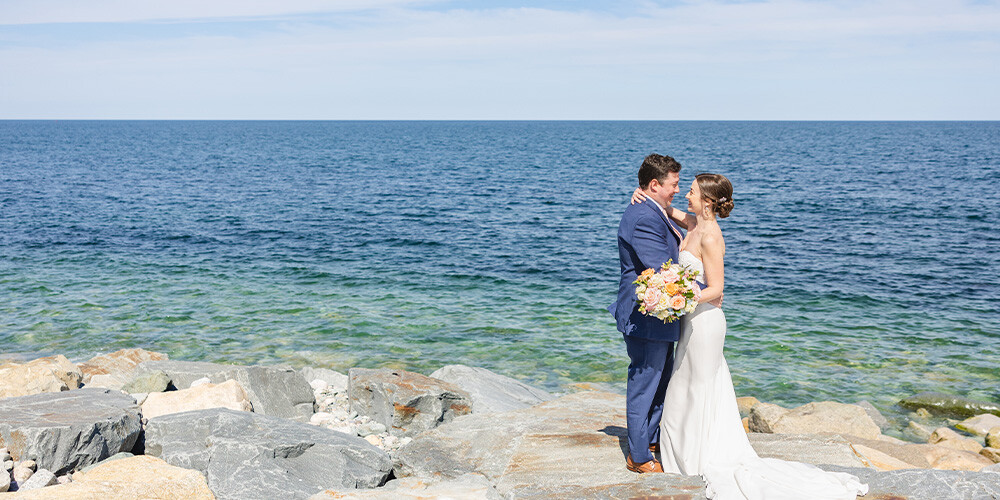 Beautiful Scituate Harbor at Barker House by Wedgewood Weddings in MA