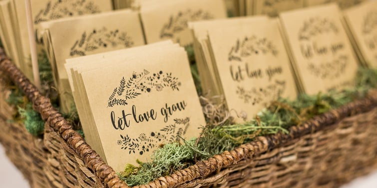 Wedding Favor Planting Seeds