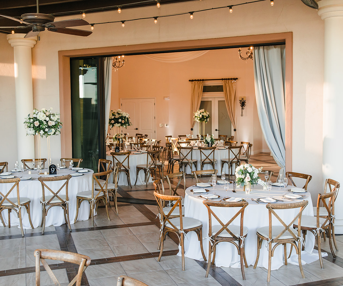 Indoor outdoor reception setup - Avensole Winery by Wedgewood Weddings