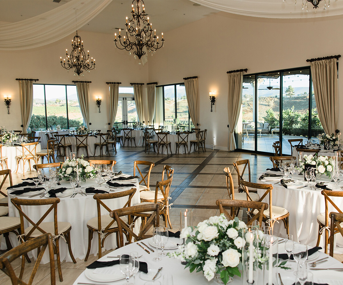 Mediterranean-Style Grand Hall Reception - Avensole Winery by Wedgewood Weddings