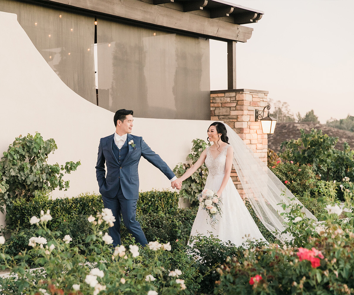 Stunning Gardens at Avensole Winery by Wedgewood Weddings