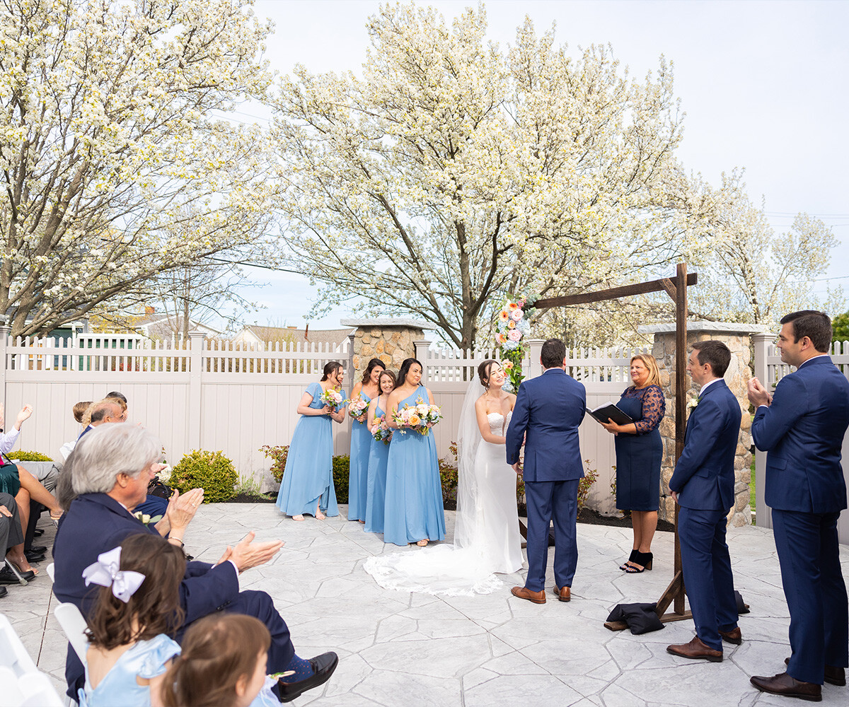 Garden ceremony -Barker House by Wedgewood Weddings