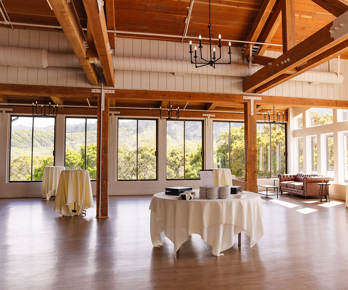 Cocktail area at Carmel Fields by Wedgewood Weddings