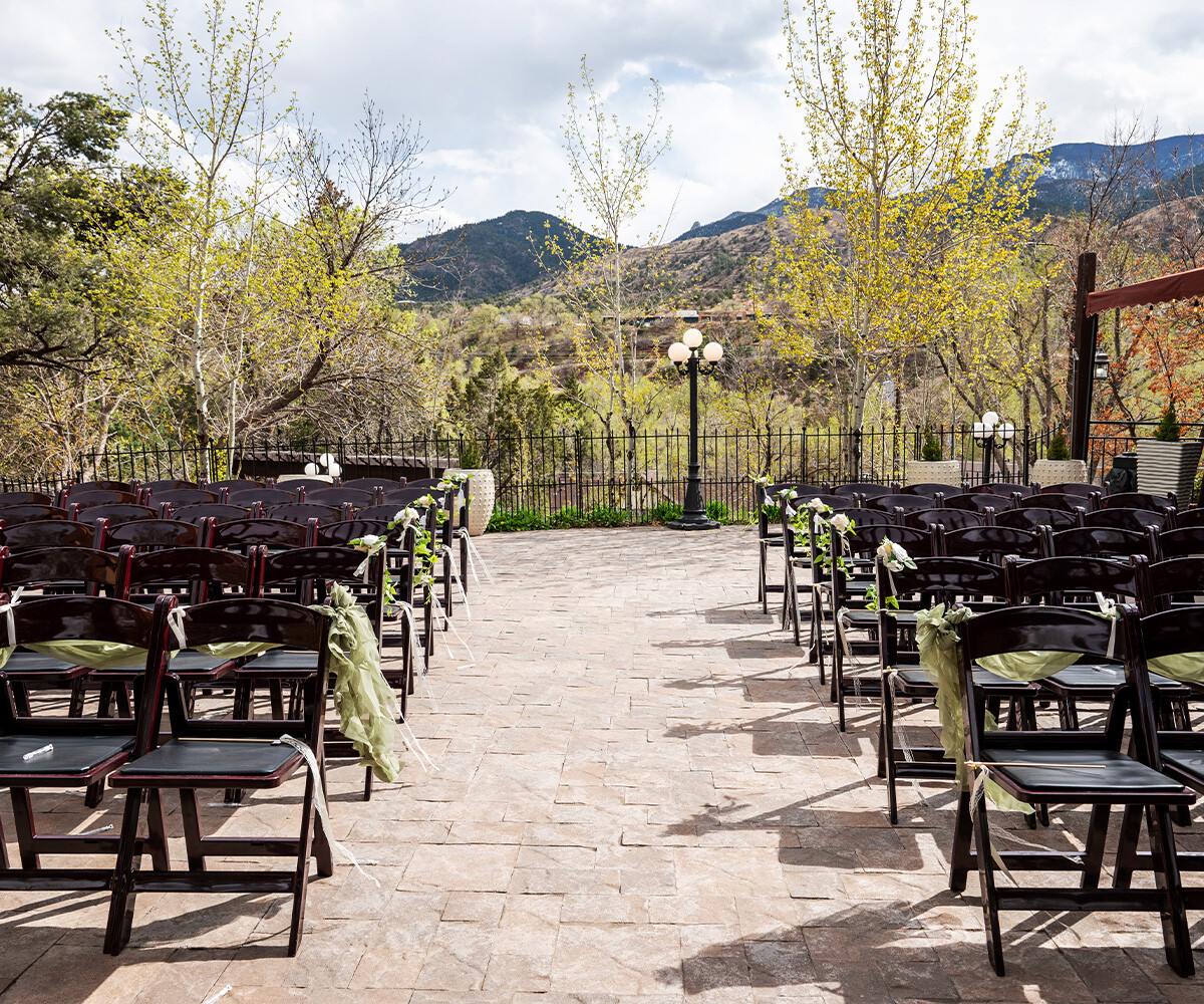 Ceremony site with mountain views - Craftwood Peak by Wedgewood Weddings