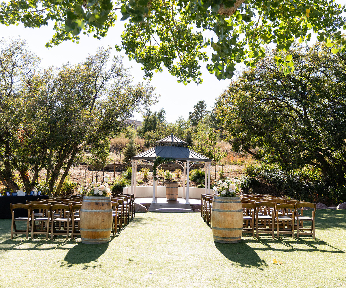 Garden gazebo ceremony - Creekside Terrace by Wedgewood Weddings