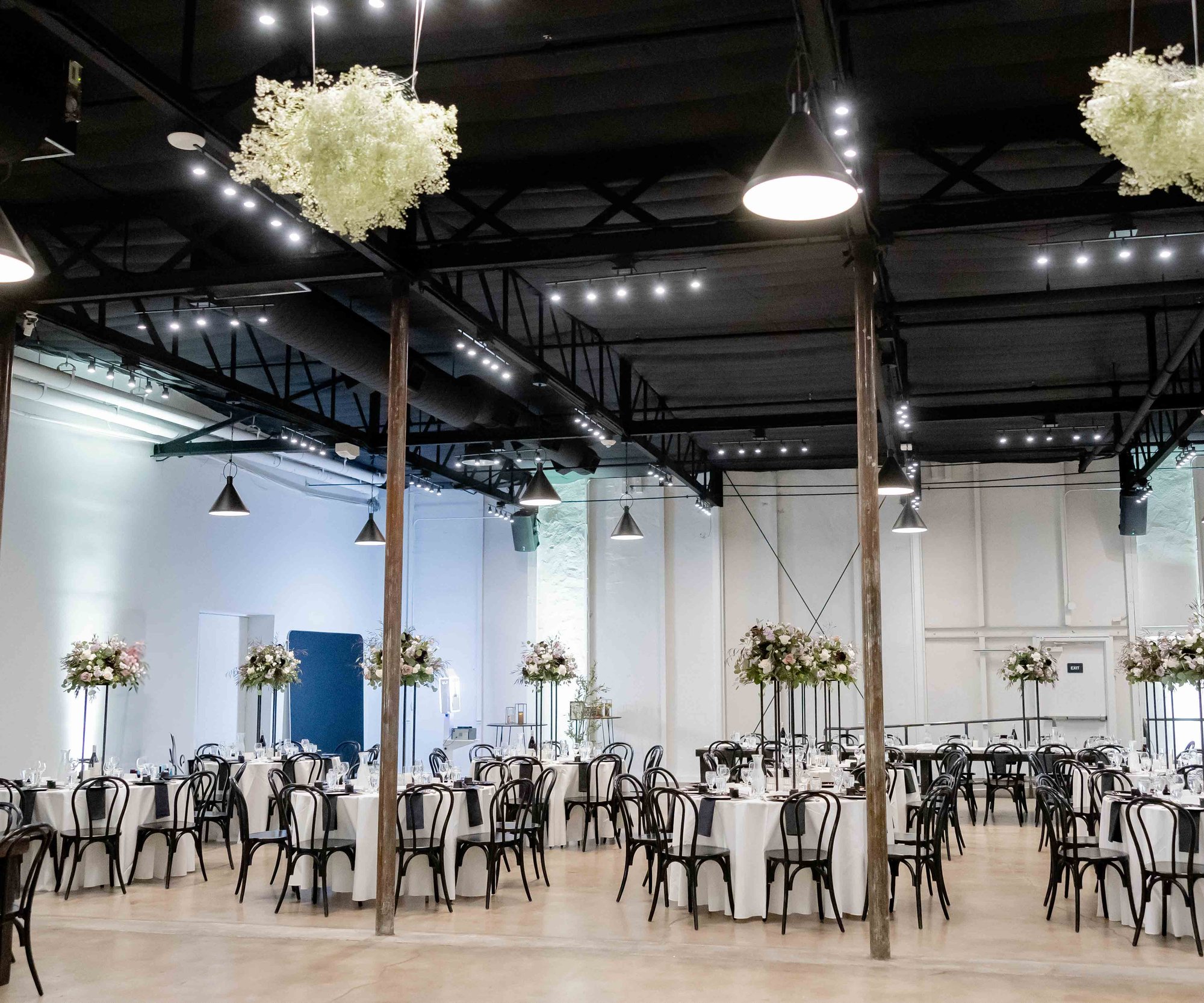 Croft Downtown Phoenix Wedding Reception - Industrial Chic Reception Space