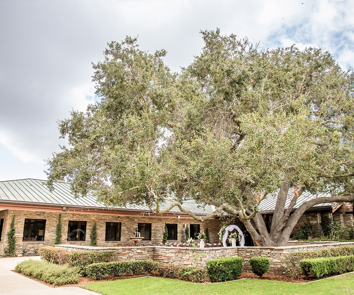 Exterior of Dove Canyon by Wedgewood Weddings with ceremony site