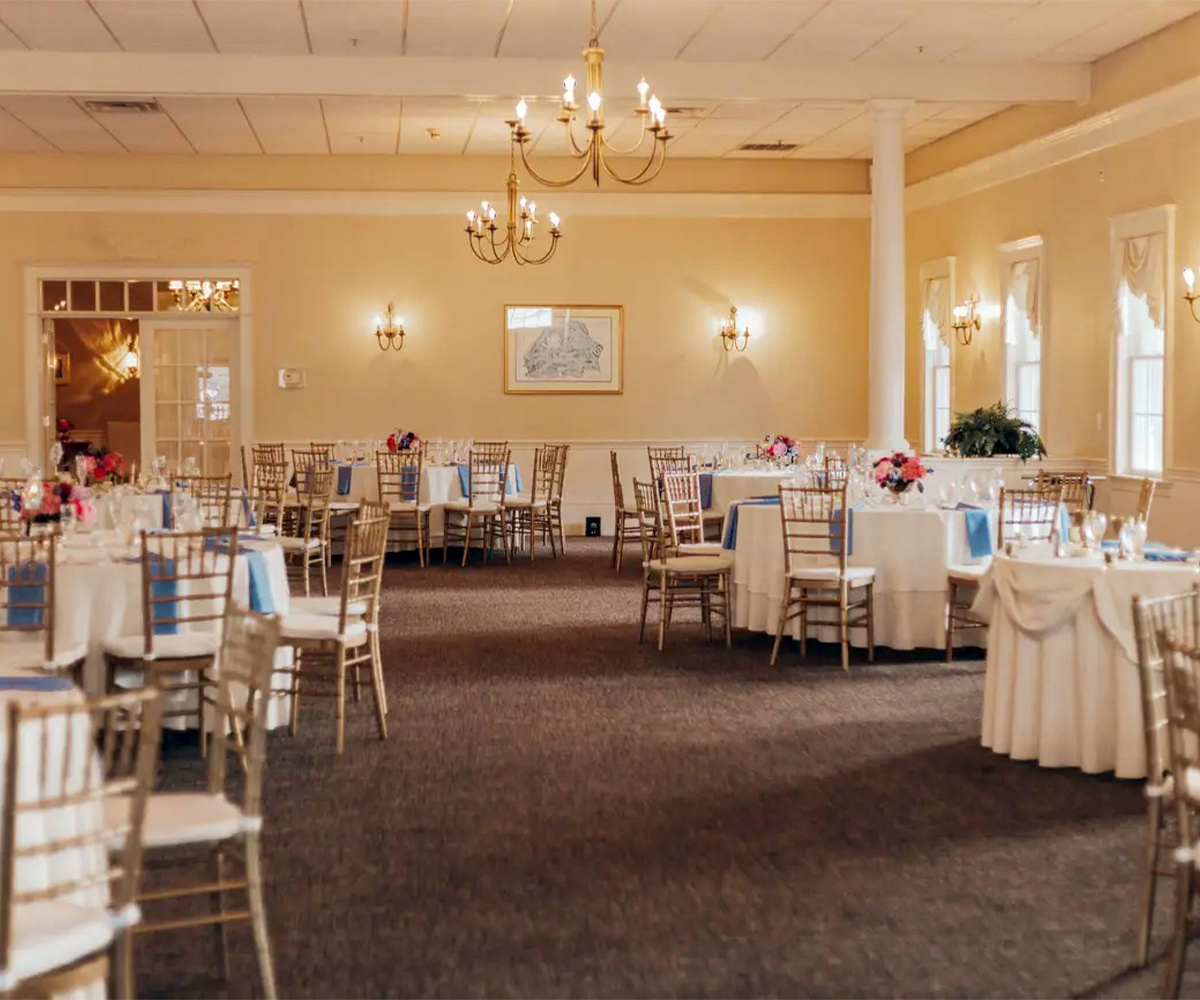 Reception Site at Groveland Fairways by Wedgewood Weddings