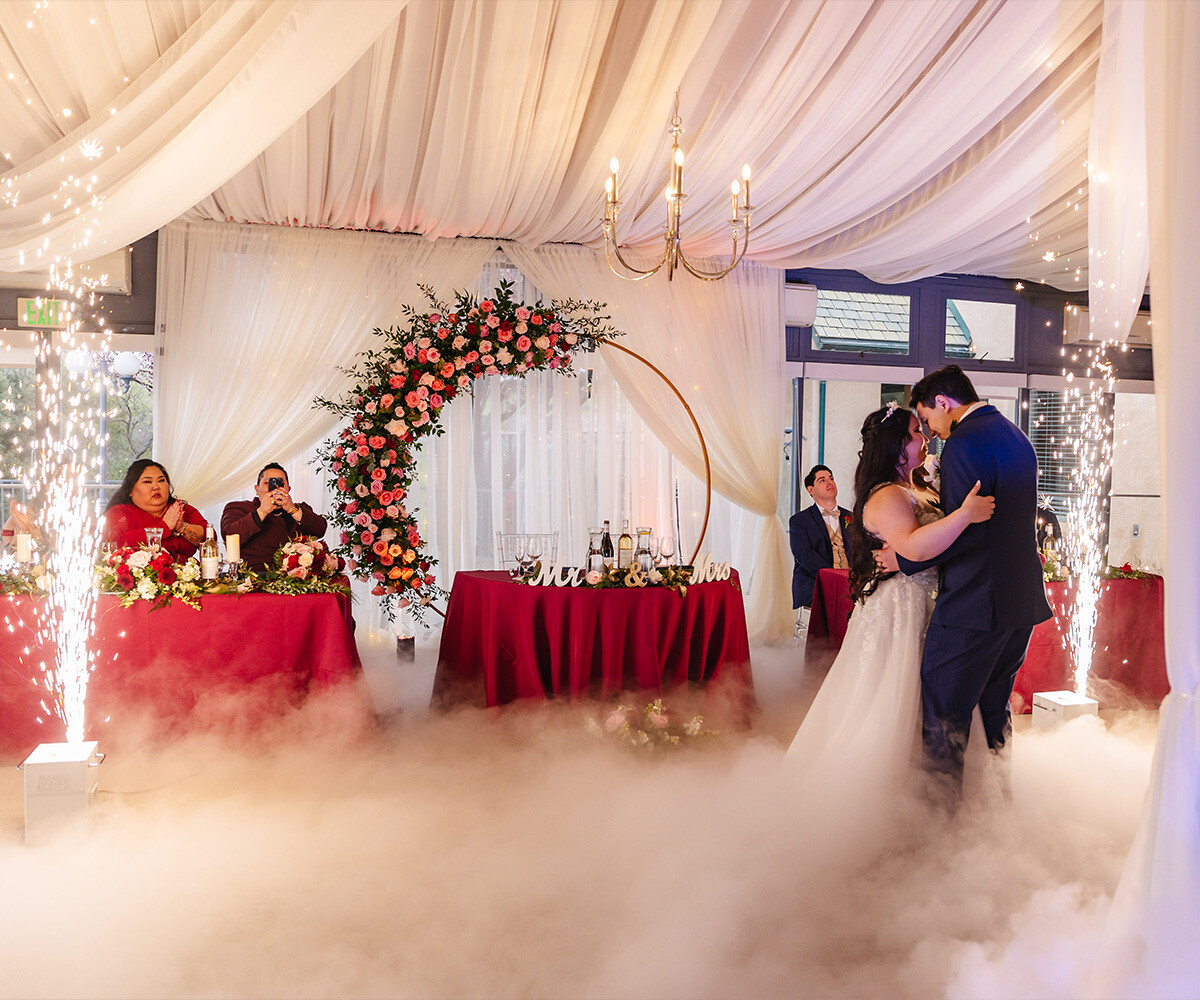 First dance on the clouds - Hiddenbrooke Hills by Wedgewood Weddings