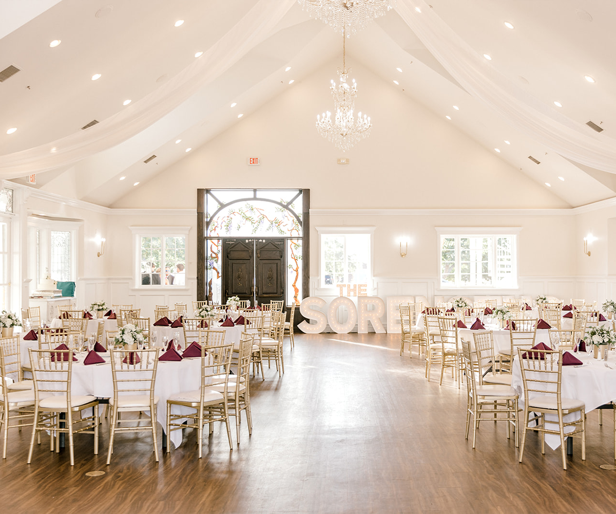 Charming reception details at Lindsay Grove by Wedgewood Weddings