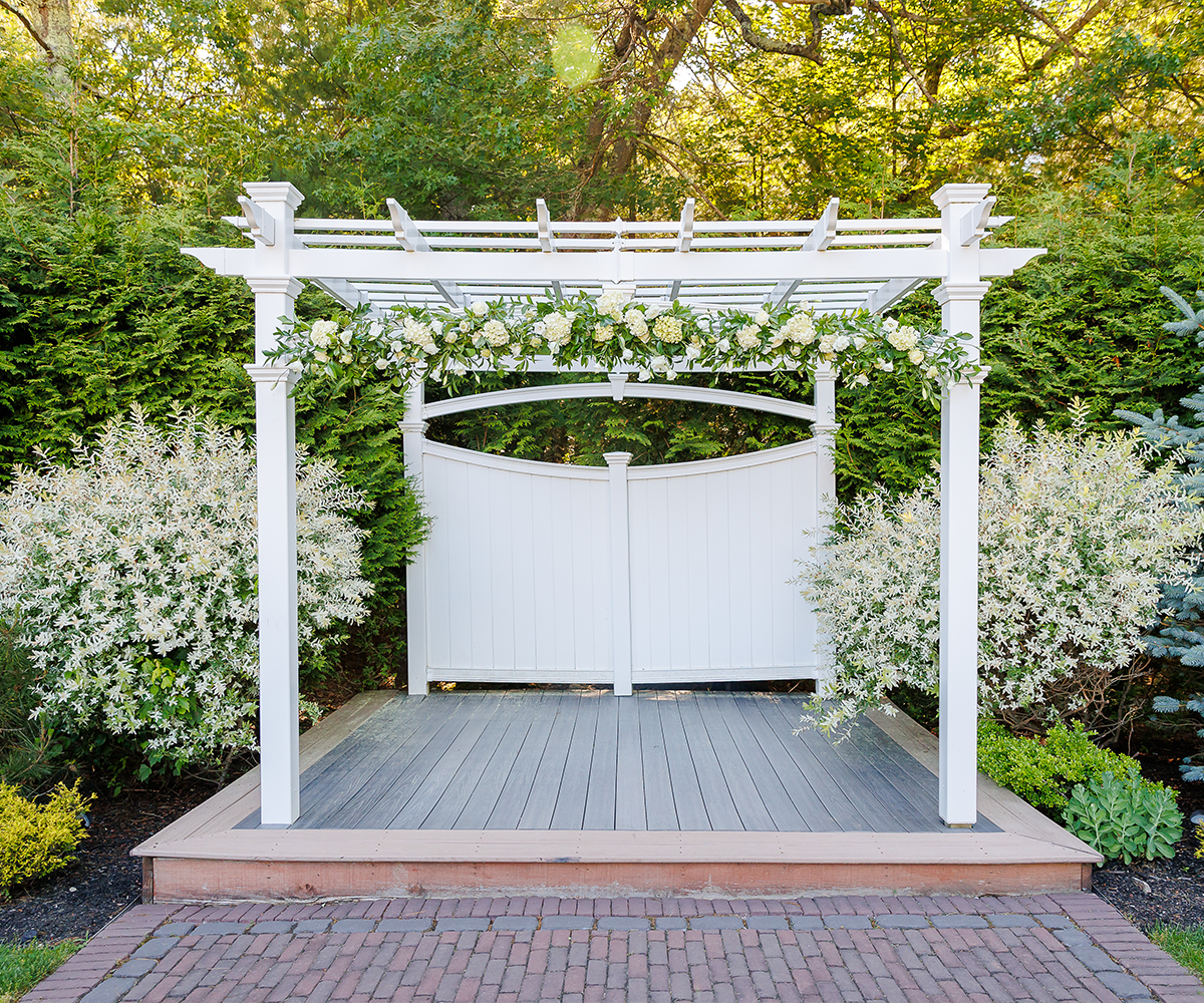 Pergola with flowers - Miraval Gardens by Wedgewood Weddings