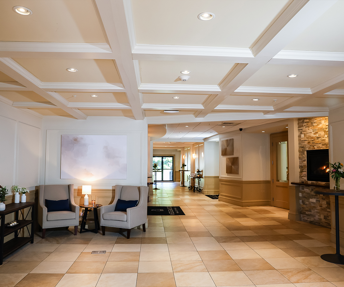 Welcoming lobby at Miraval Gardens by Wedgewood Weddings