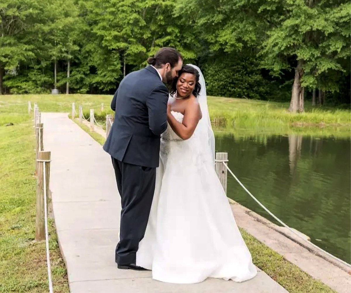 Lakeside Wedding Ceremony in Shelby NC - Waterfront Boardwalk at Mollys Lakeside Venue