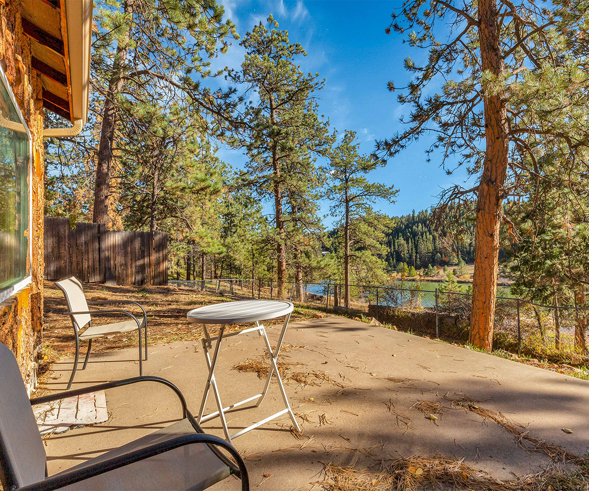 View from lodging at cabin - Mountain View Ranch by Wedgewood Weddings