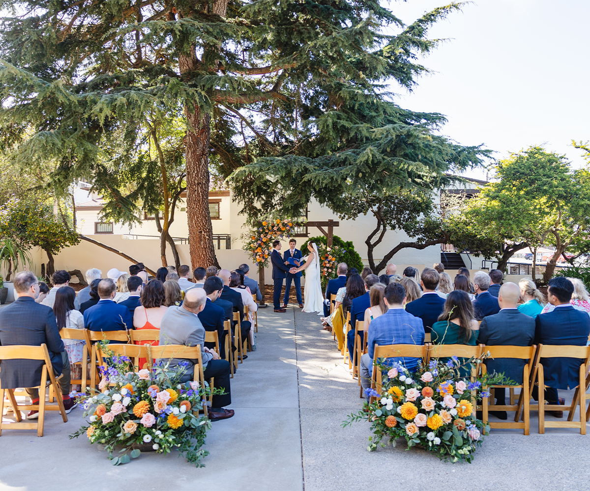 Garden ceremony site - Officers Club at The Presidio