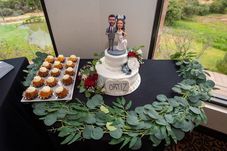 dessert table