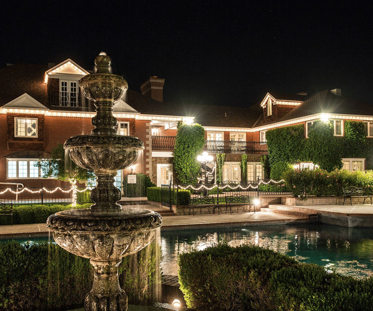 Nighttime at Stonebridge Manor