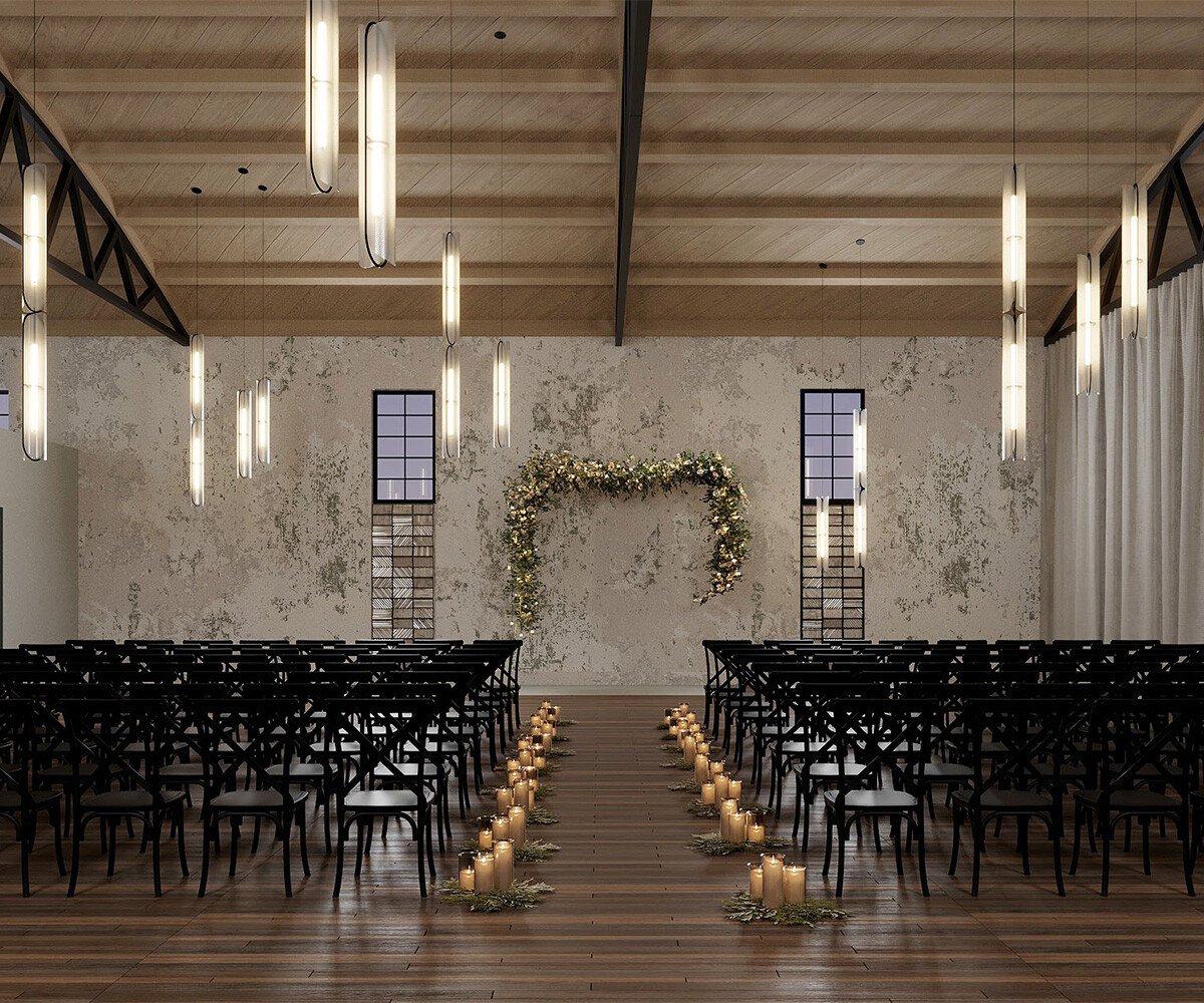 Ceremony site at The Headquarters by Wedgewood Weddings