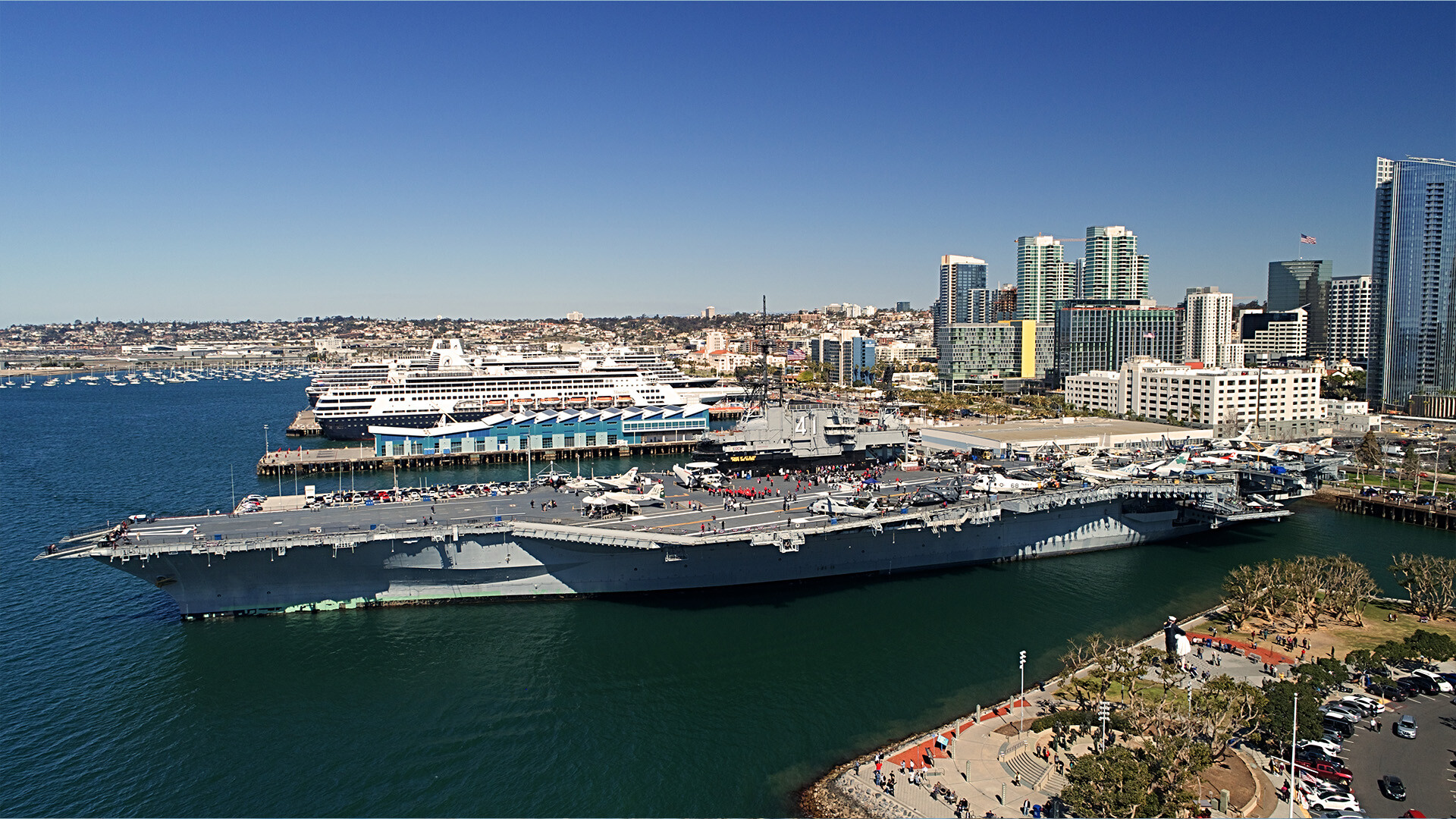 USS Midway in San Diego