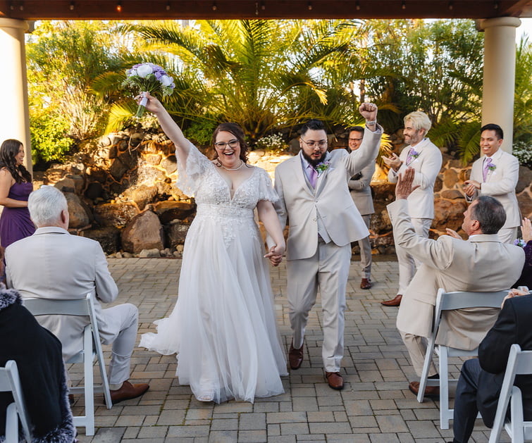 The picturesque Ceremony site at Union Brick