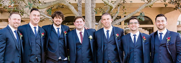 Kent and his groomsmen at Sterling Hills by Wedgewood Weddings