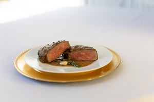 Center cut sirloin - plated entree