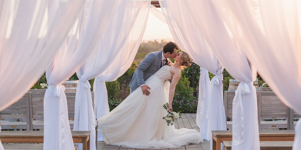 Ceremony site at Danza del Sol Winery by Wedgewood Weddings in Temecula, CA