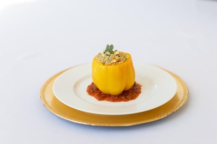 Harvest Grain Stuffed Bellpepper