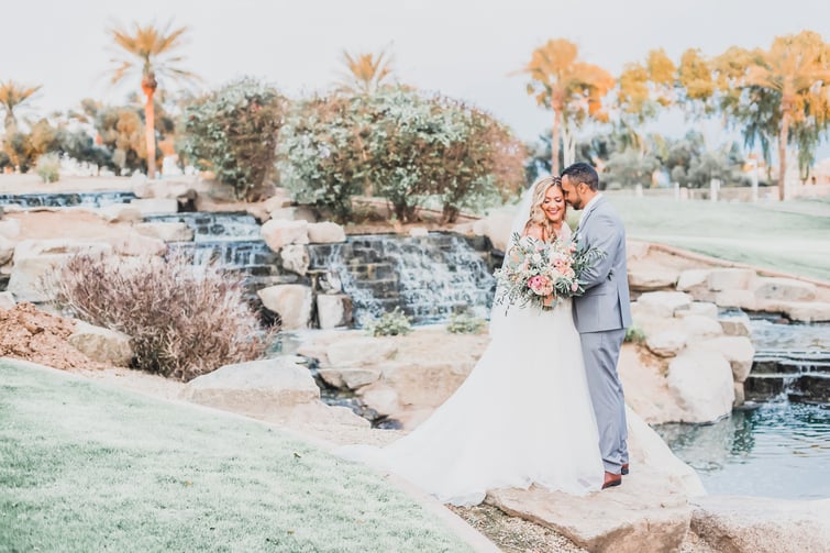 Bride and Groom - Ocotillo Oasis - Chandler, Arizona - Wedgewood Weddings