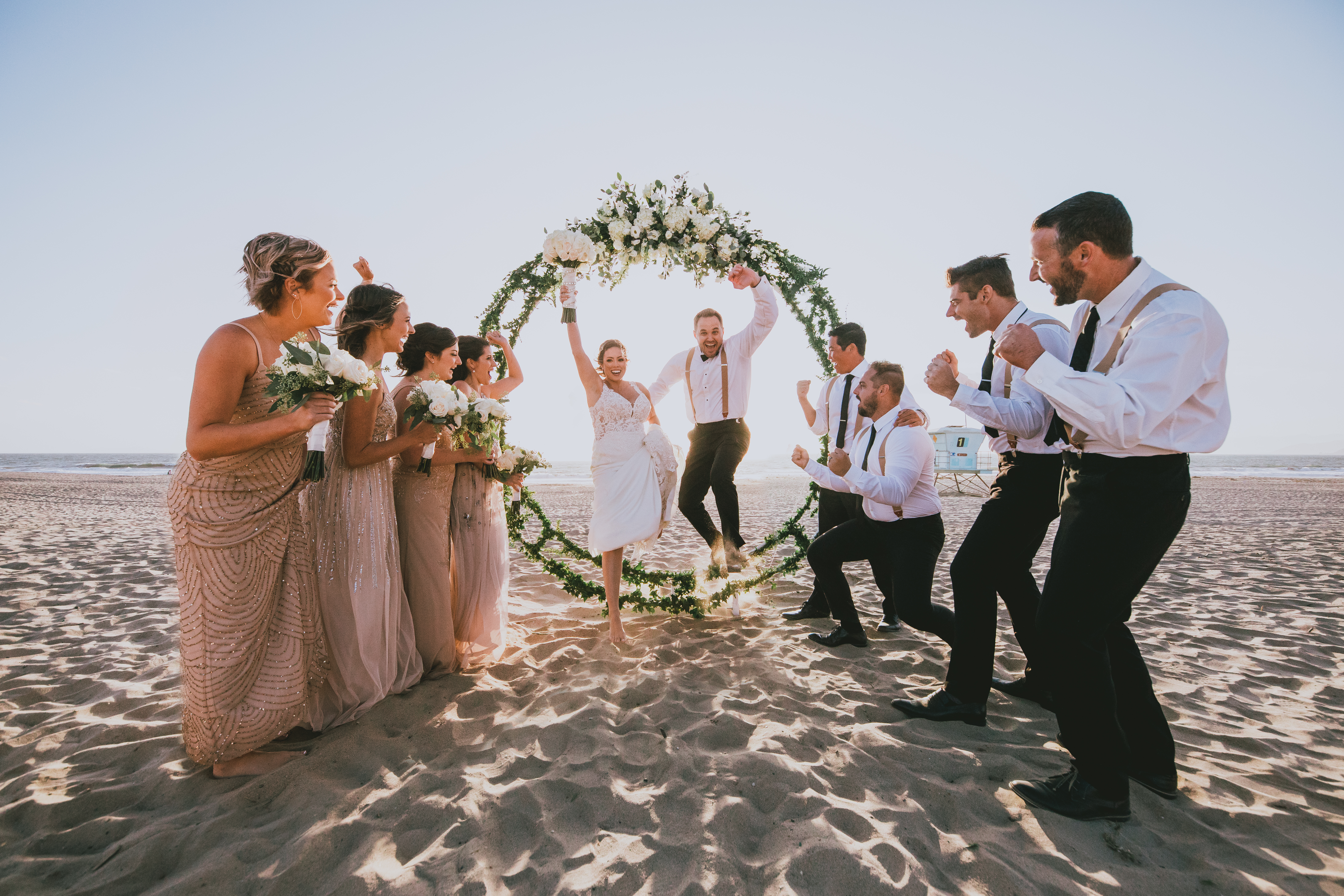 50 + Unique Wedding Photo Ideas You'll Love | Roses & Rings | Wedding  photos, Funny wedding photos, Sunset wedding photos