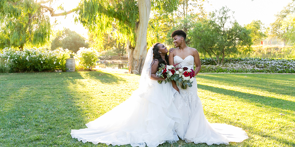 Two brides at Galway Downs