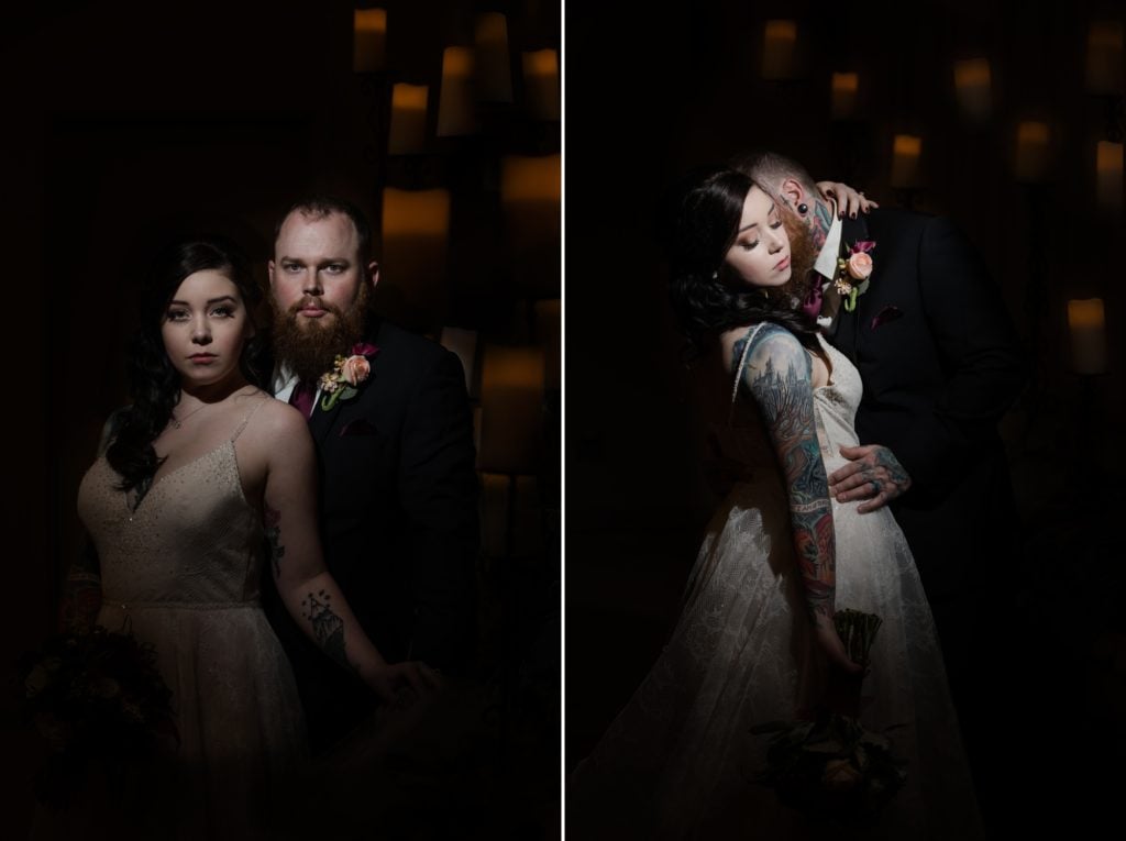 Macabre Wedding Portrait Photography