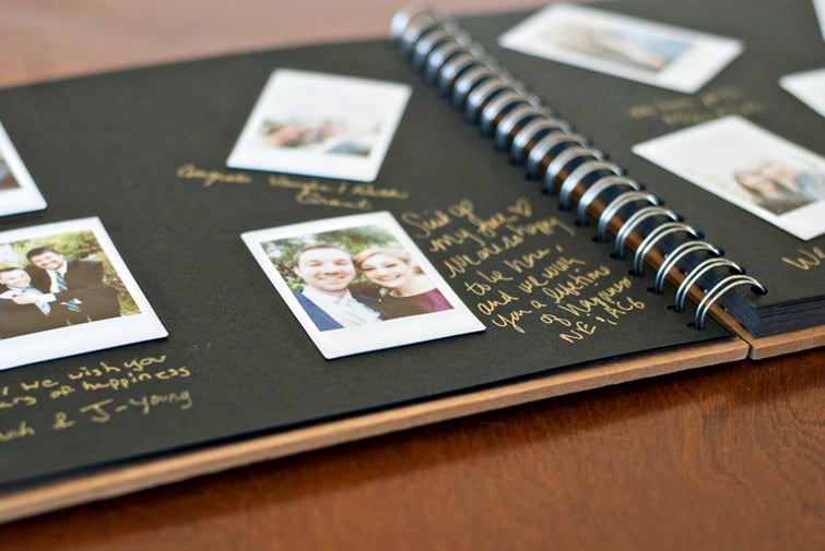 Polaroid Wedding Guest Book Tutorial