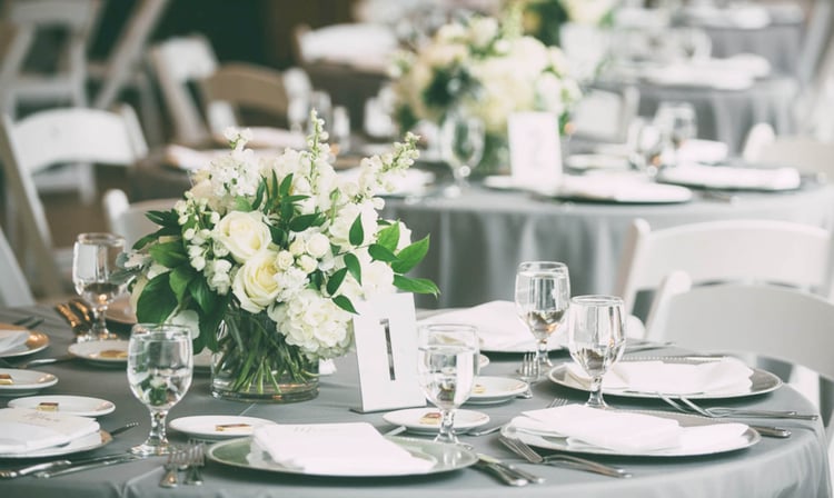 Classic Wedding Table Decor at Boulder Creek