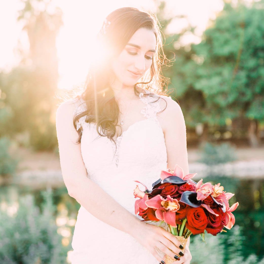 Gothic Wedding at Stallion Mountain in Las Vegas, NV