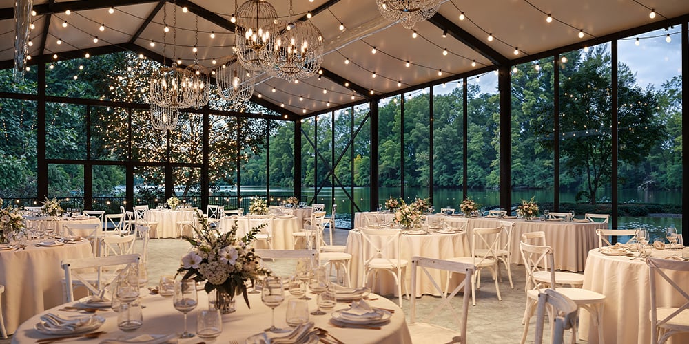 Molly's Lakeside: A Modern Woodland Wedding Venue in NC