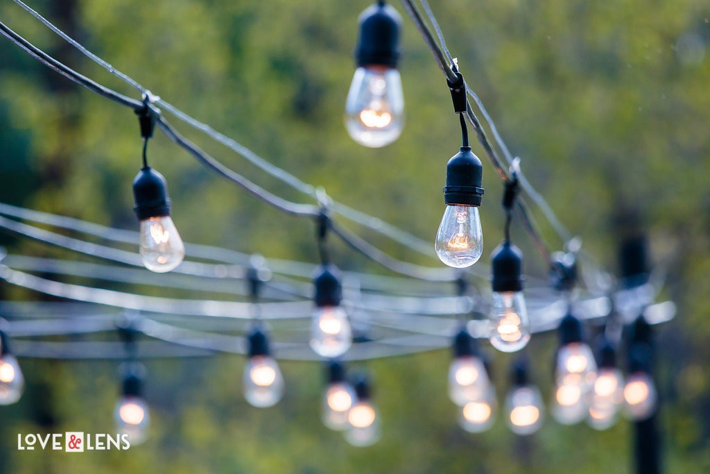 wedding string lights