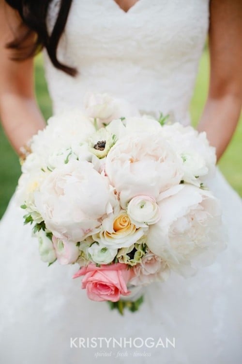 wedding blush bouquet