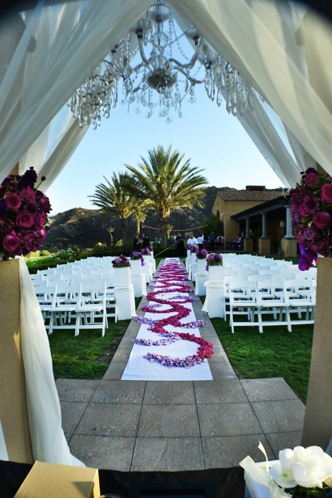 wedding chandelier decor