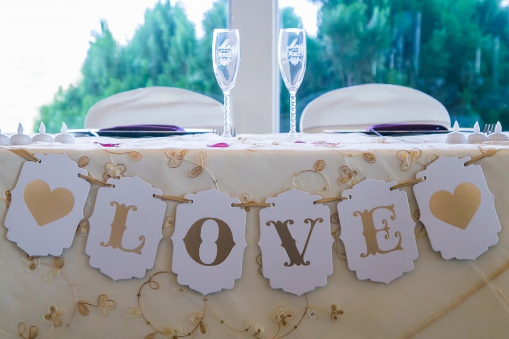 diy wedding banner