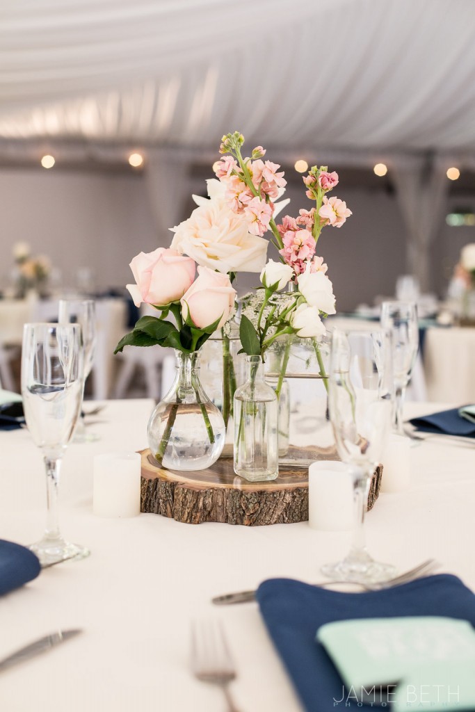 rustic wedding centerpiece